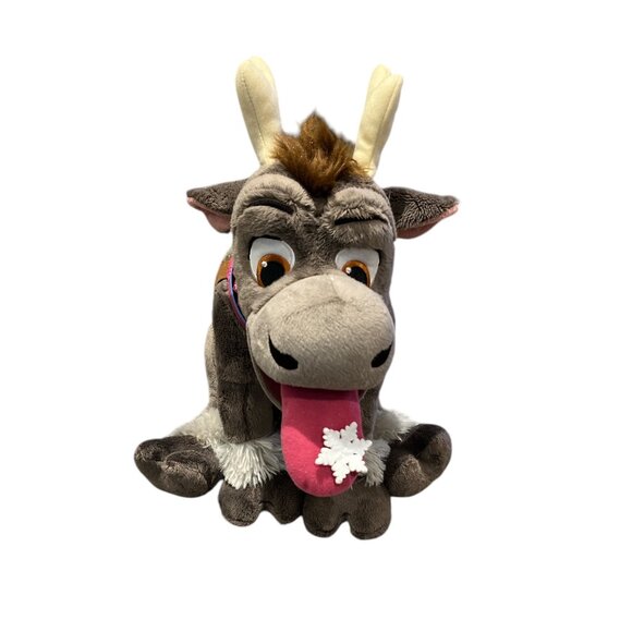 DISNEY Plush Sven Reindeer Frozen Anna Elsa Kristoff Snowflake - Picture 1 of 10